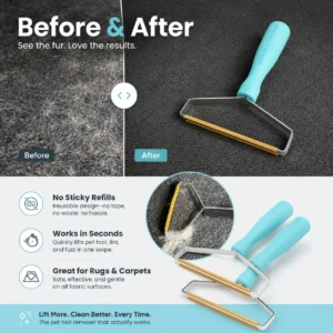 Reusable Pet Hair Scraper thumbnail 3