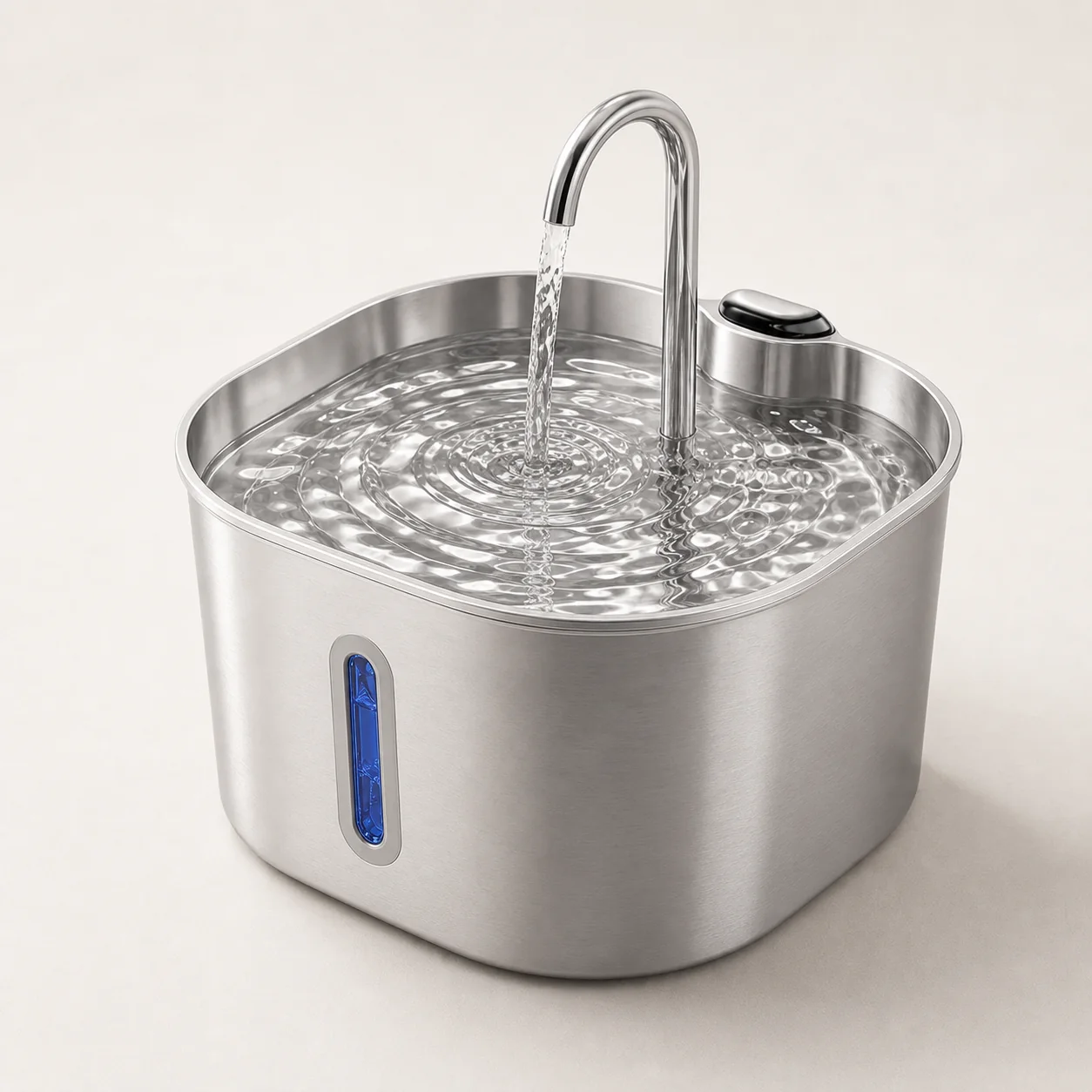 Stainless Steel Pet Water Fountain view 2