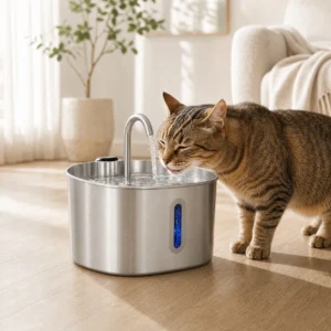 Stainless Steel Pet Water Fountain thumbnail 4