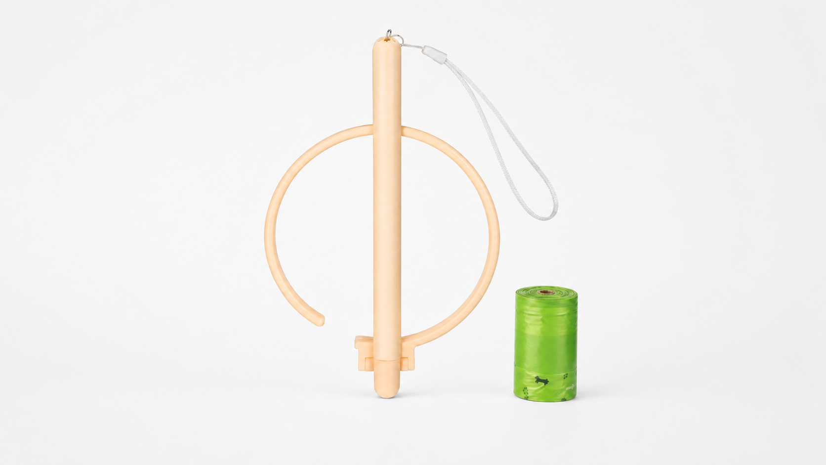 Soft peach Dog Waste Catcher